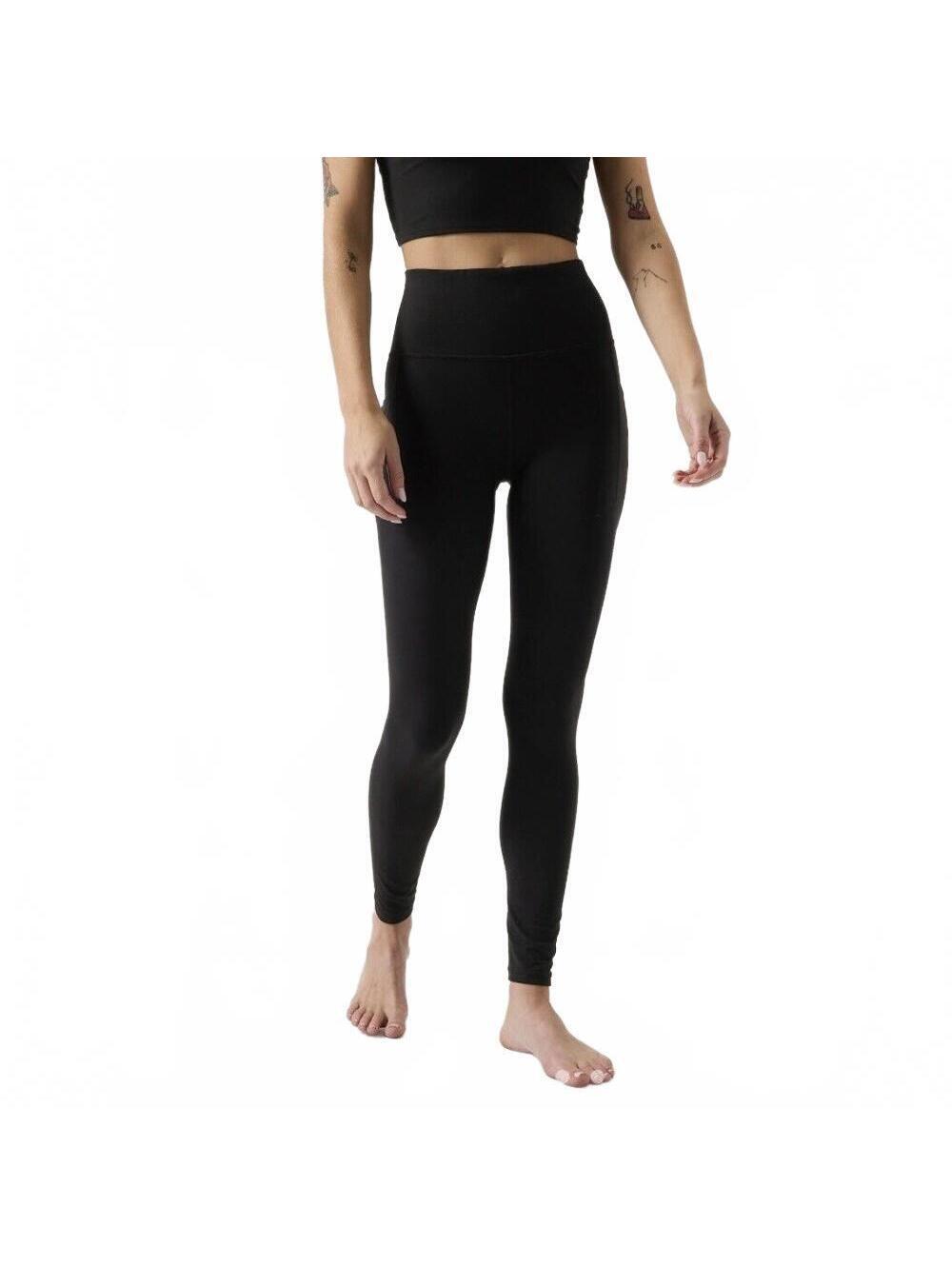 Athleta Salutation Stash Pocket II Tight Leggings Black Women's Size Medium